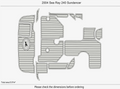 EVA Foam Pad Flooring Mat for Searay 240 Sundancer (2004)
