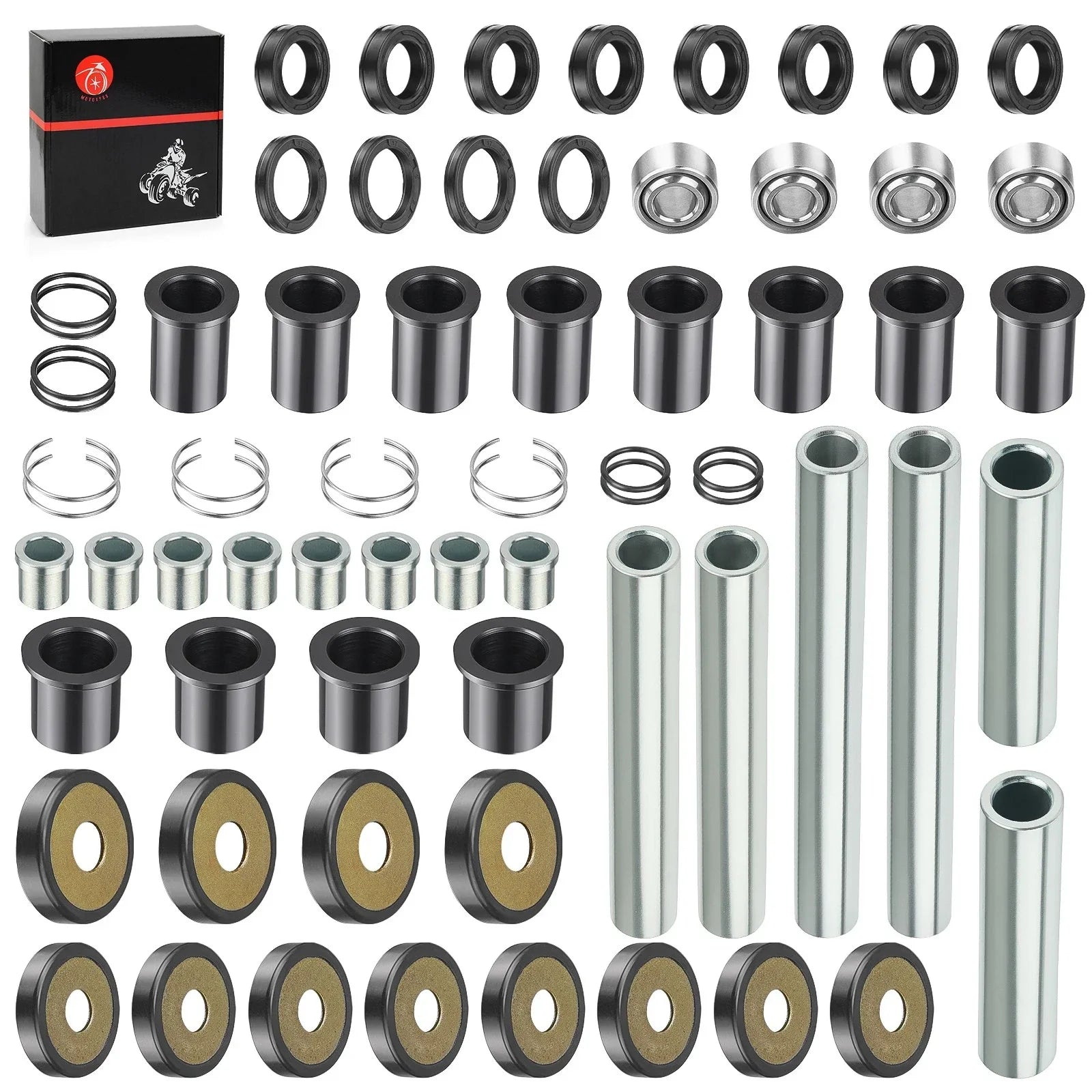 2 x Rear A-arm Bushing Shaft for Honda Rincon TRX650/TRX680 (2003–2014)