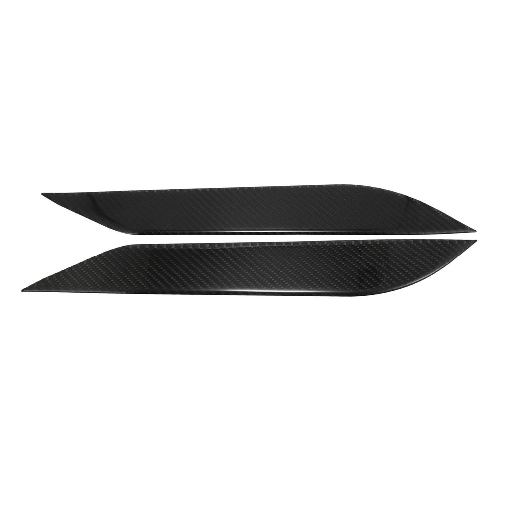 1 Pair Headlight Eyebrows Sticker for Nissan 350Z (2003–2009) Carbon Fiber