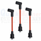 Set of 3 Spark Plug Wires for Mercury 150 175 200 HP (7") 813715A1 90816A25 93475A25