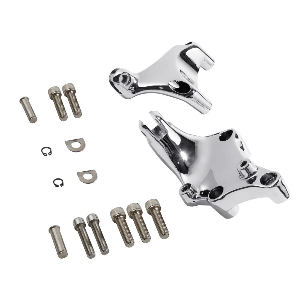 Passenger Foot Pegs Mount Clamp for Harley Sportster 48 72 XL883 1200 (2014–2022)