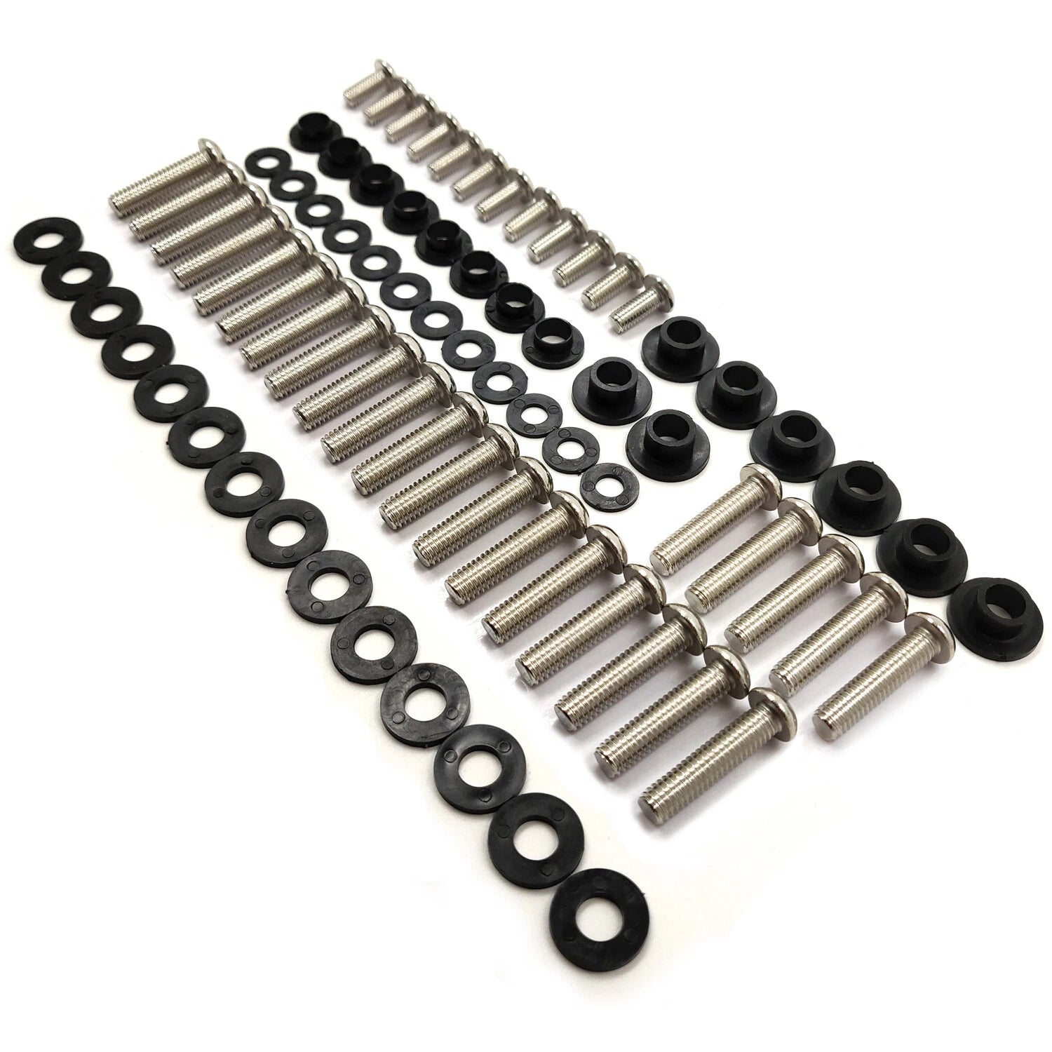 Chrome Fairing Bolt Kit for Yamaha YZF R1 (2002–2003)