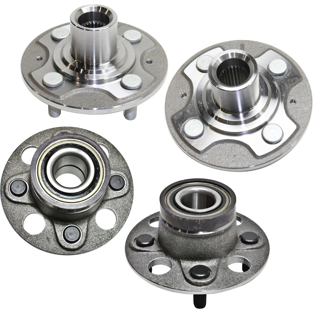 Wheel Hubs for Honda Fit (2009–2013) Front & Rear 4 Lug with Bearing