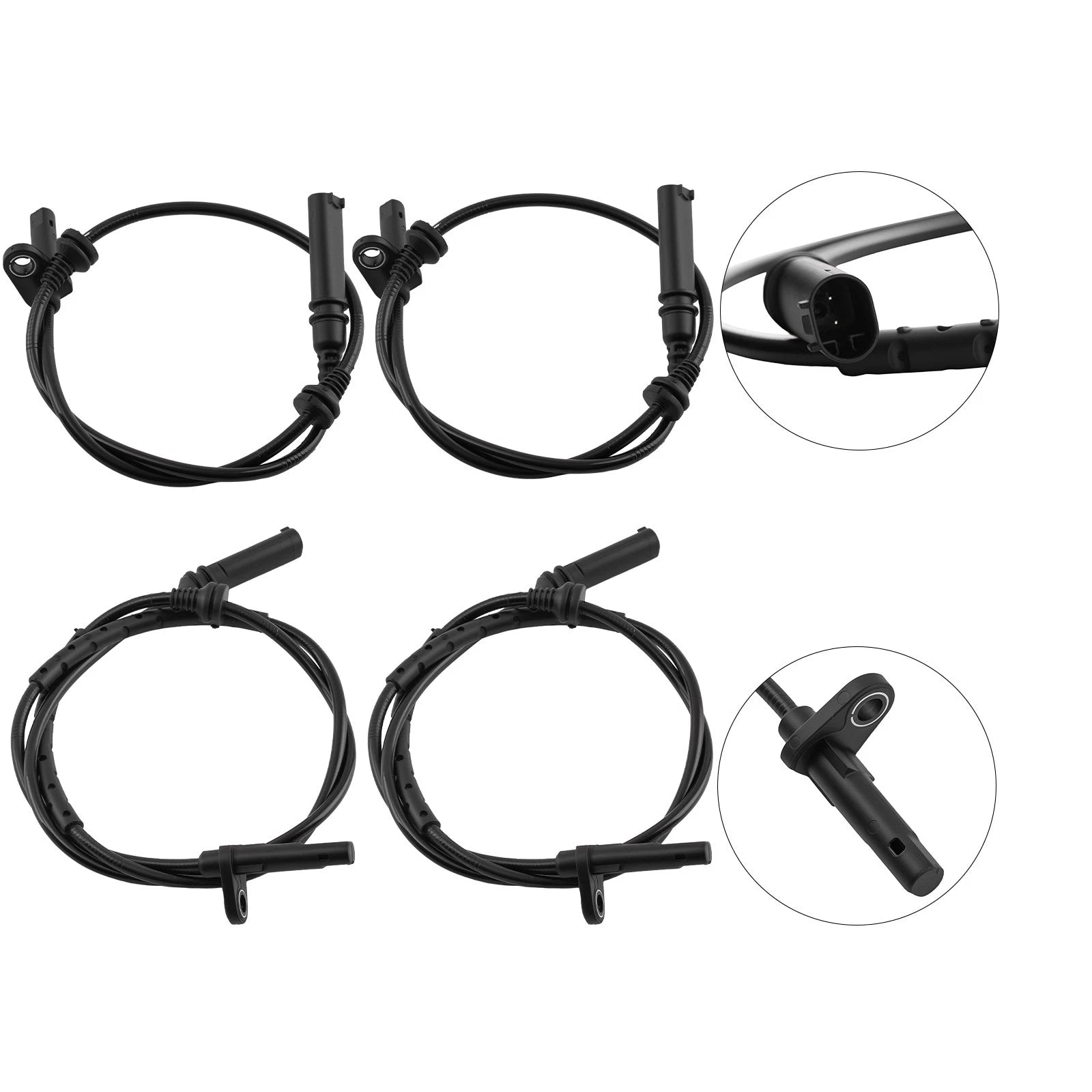 4x ABS Wheel Sensor for BMW X5 E70 F15 X6 E71 F16 (2007–2016)