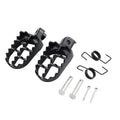 2X Black Front Footrest Foot Pegs for Suzuki V-Strom 650 DL650 (2004–2012)