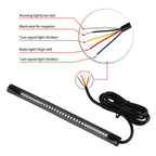 4pc LED Flexible Strip Stop Turn Brake Signals for Motorcycle