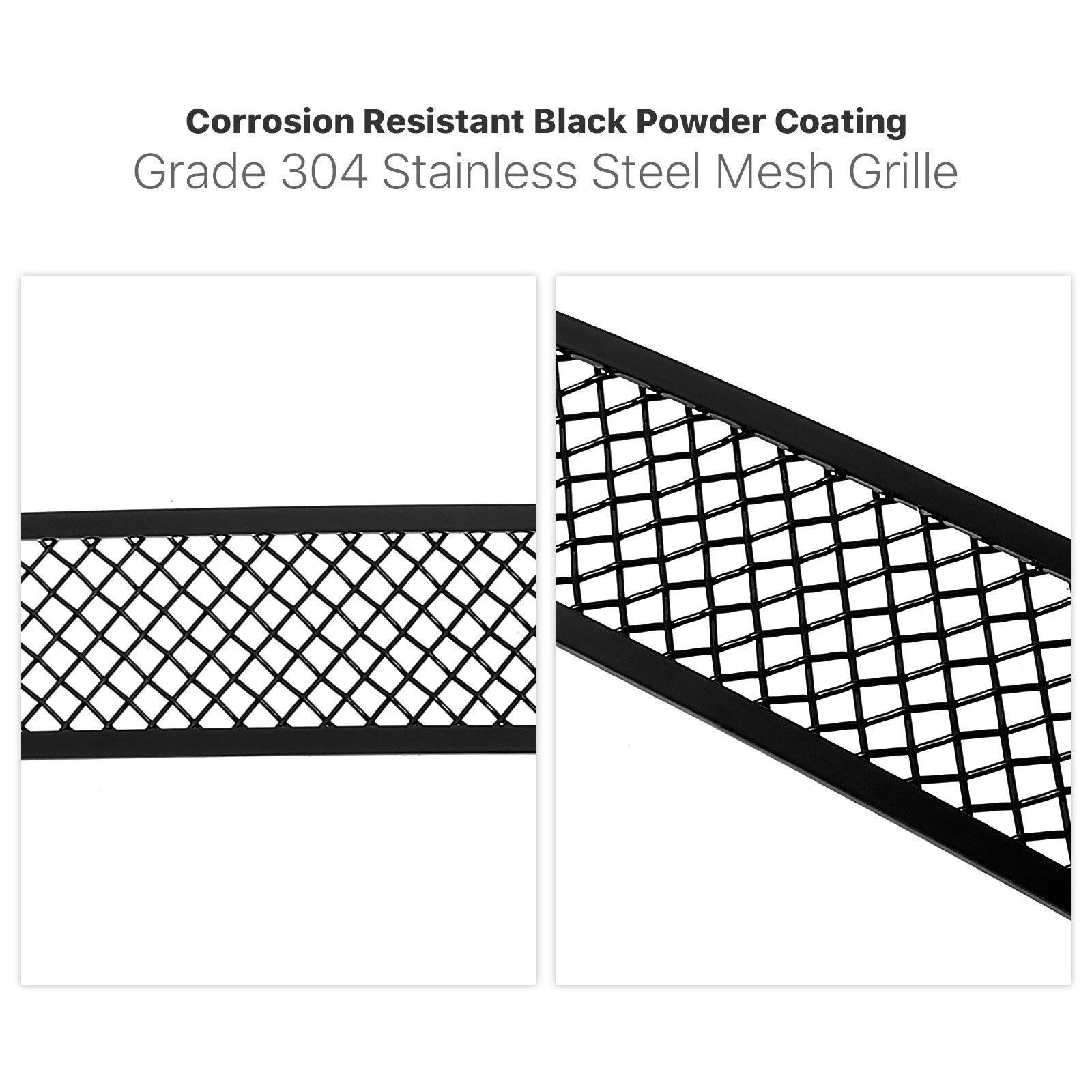 Lower Bumper Black Mesh Grille for Chrysler Crossfire (2004-2008)