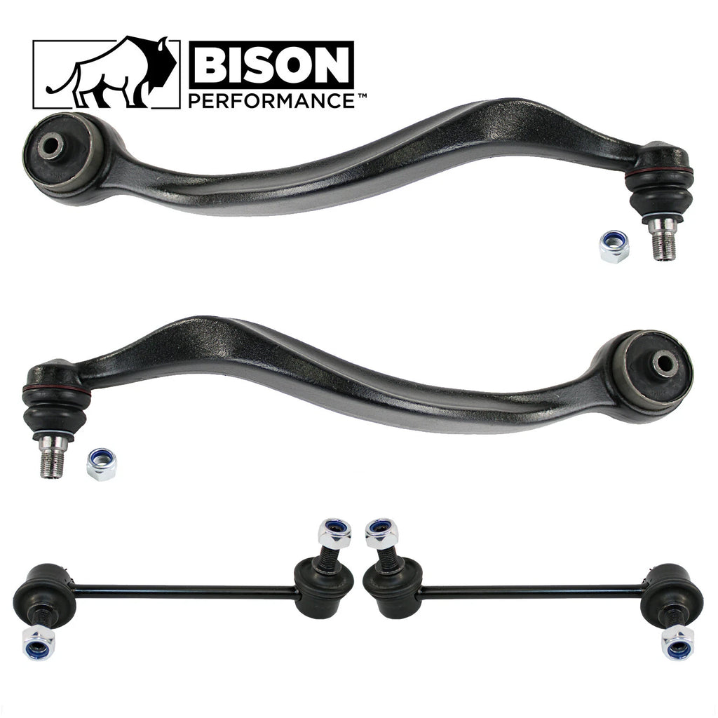 Set of 4 Front Lower Control Arms Sway Bars for Ford Fusion MKZ Milan (2006–2012)