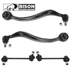 Set of 4 Front Lower Control Arms Sway Bars for Ford Fusion MKZ Milan (2006–2012)