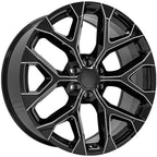 24 Inch Wheel with Milled Edge for 1988–2000 Chevy C2500