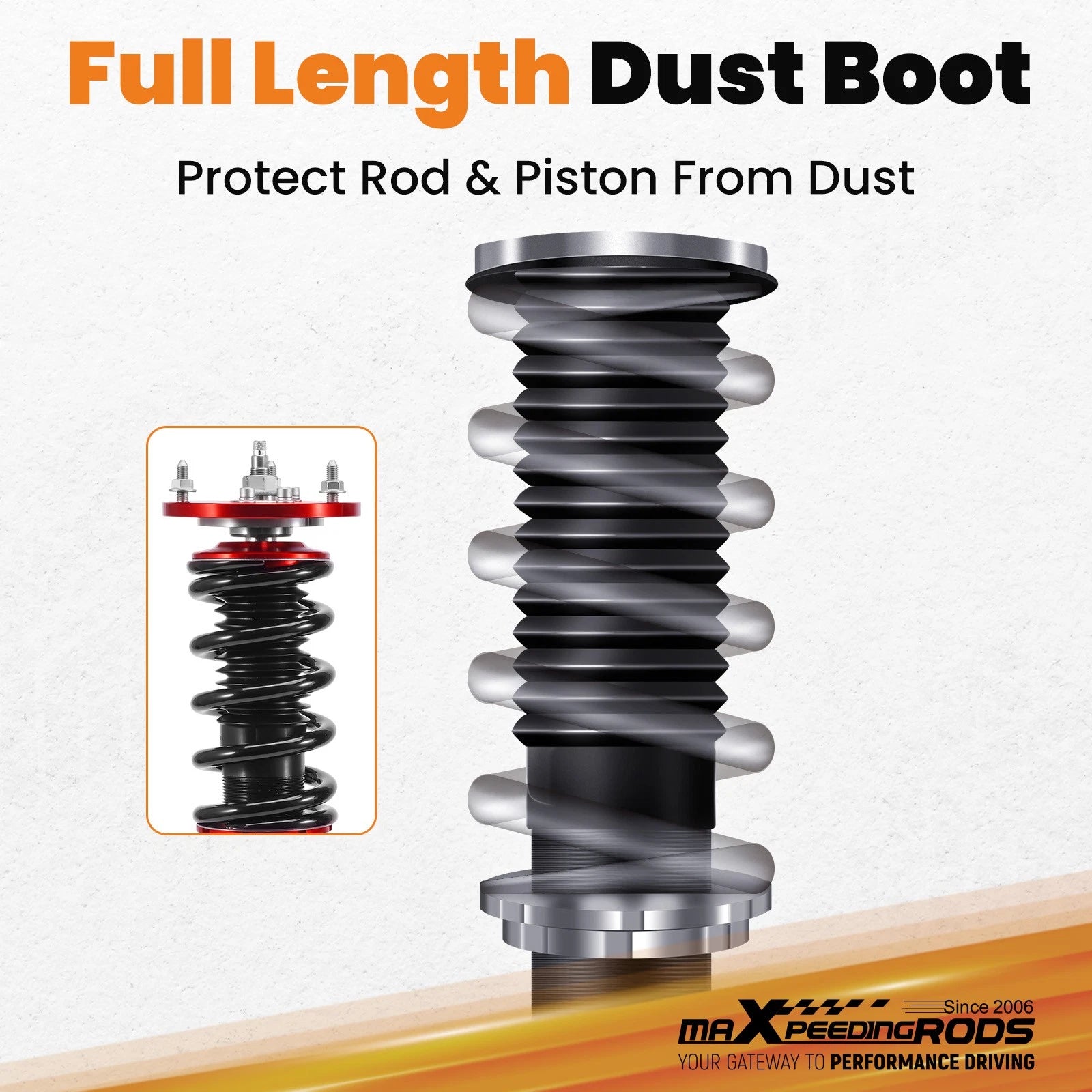 Coilover Struts Kit for BMW E36 316 318 328 RWD (1991–1999)