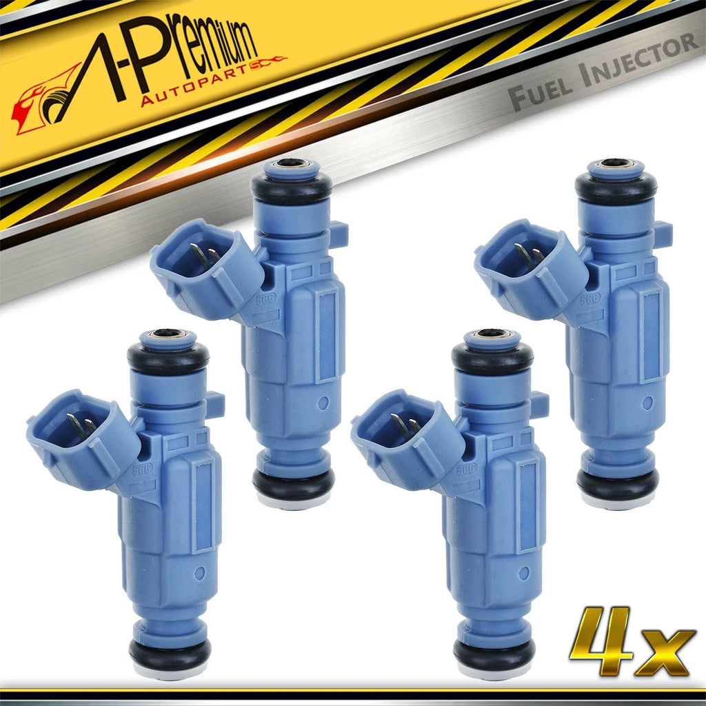 Set of 4 Fuel Injectors for Hyundai Sonata (1999–2005) Santa Fe Kia Optima