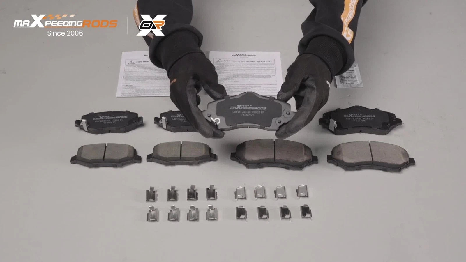 8Pcs Ceramic Brake Pads Kit for Jeep Liberty Wrangler (2007–2017)
