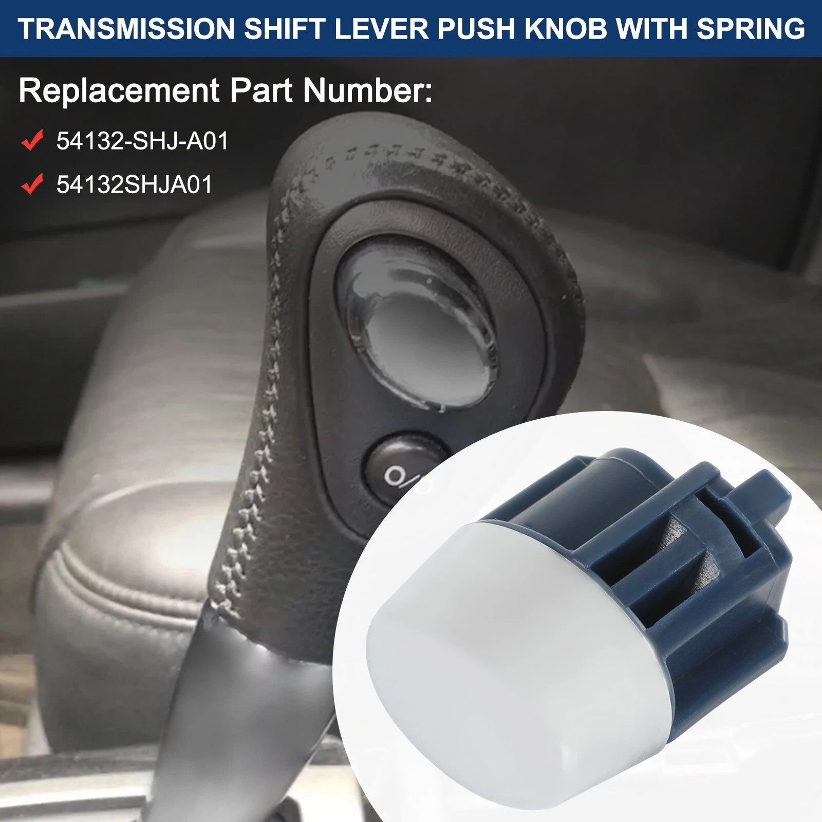 Transmission Shift Lever Push Knob for Honda Odyssey (2005–2010)