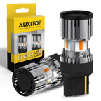 2X 7443 7440 LED Turn Signal Lights Bulbs Anti Hyper Flash Amber for Vehicles