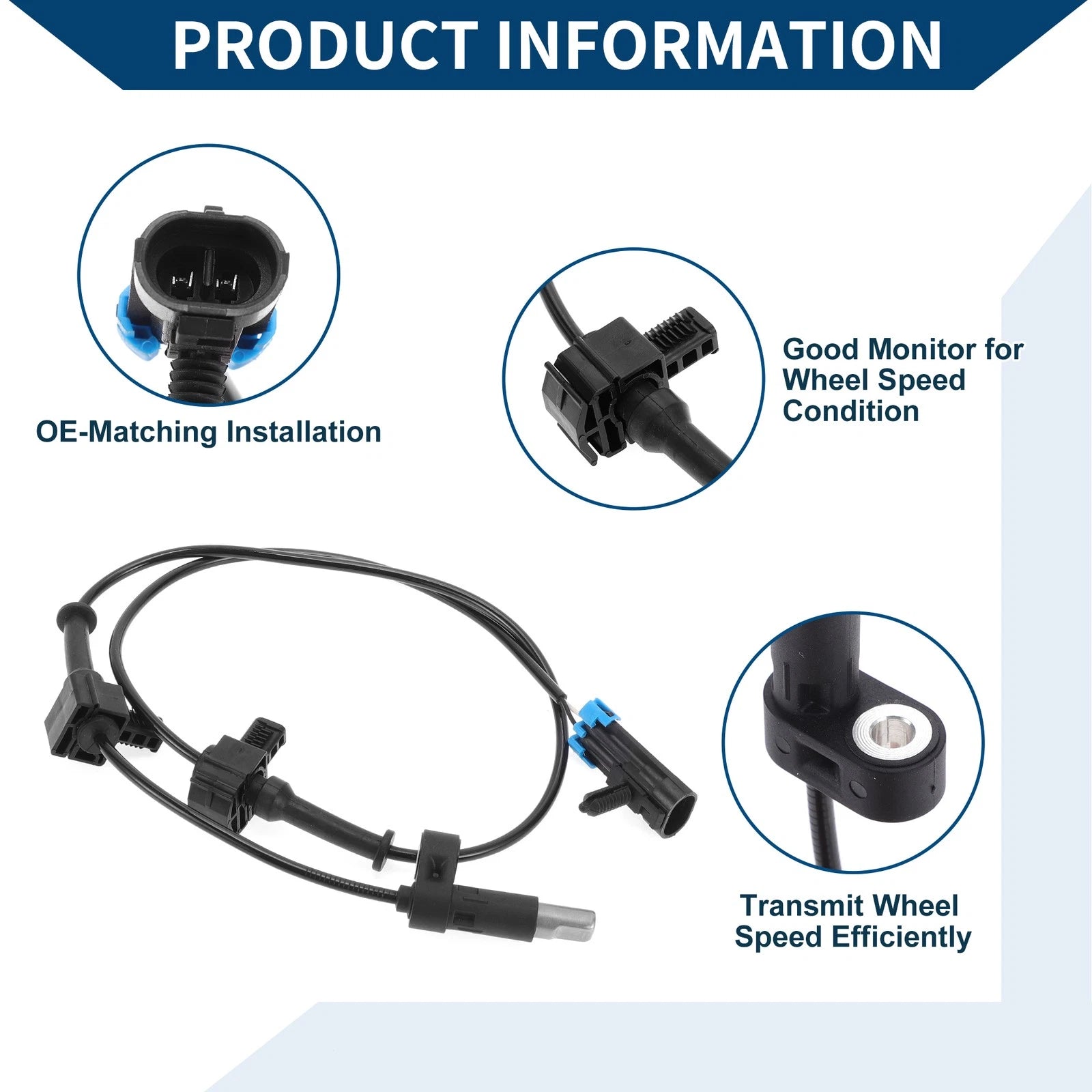 ABS Wheel Speed Sensor No. 15823956 for Chevrolet Suburban 2500 (2000–2006)