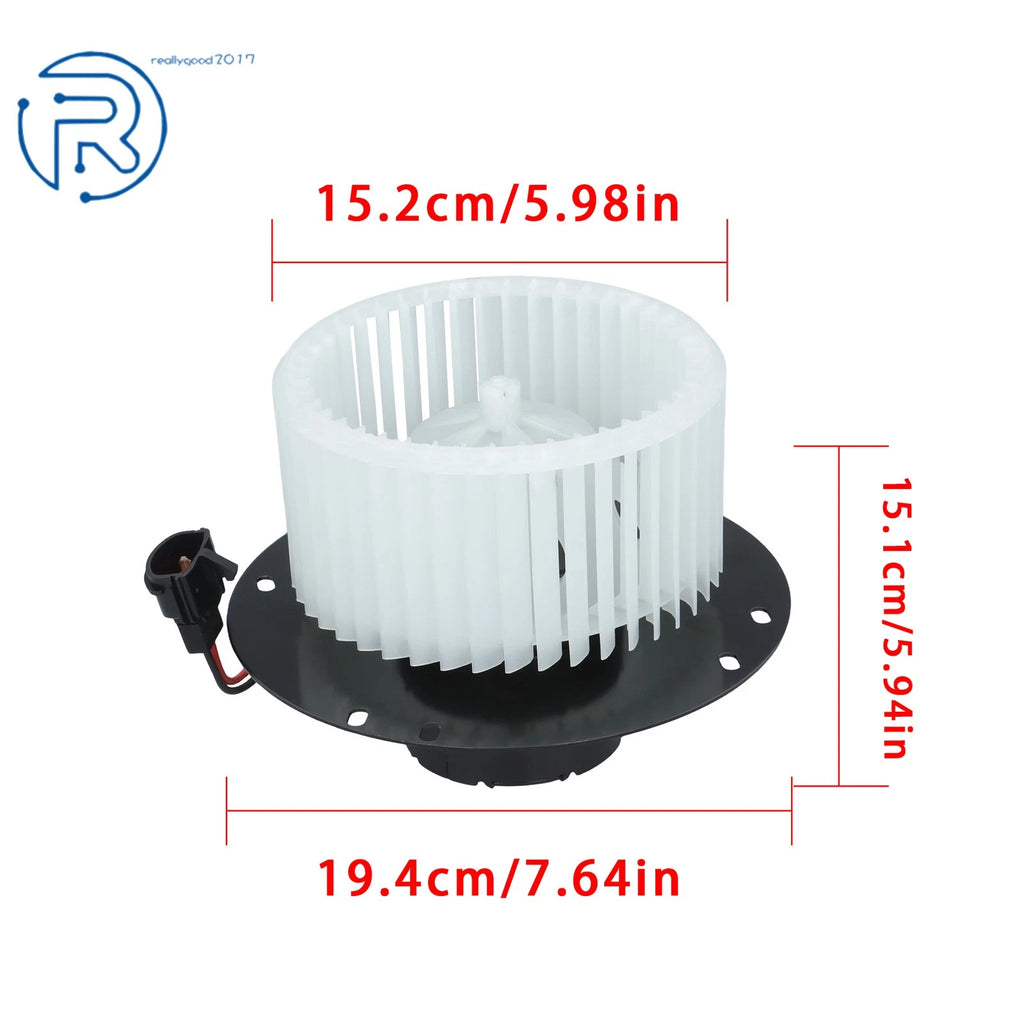 Blower Motor with Fan Cage for Ford E-150 E-250 E-350 E-450 E-550