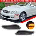 Smoked Lens LED Bumper Side Marker Light for Mercedes CLK-Class (2003–2009)