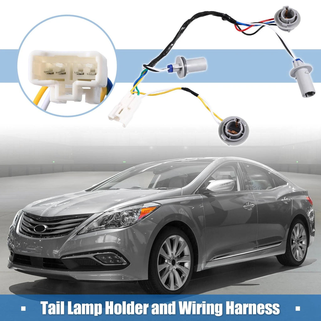 Tail Lamp Holder & Wiring Harness for Hyundai Sonata (2011–2014) W/O Bulb
