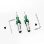 Step Drill Bit with Adjustable Countersink for Solid Wood