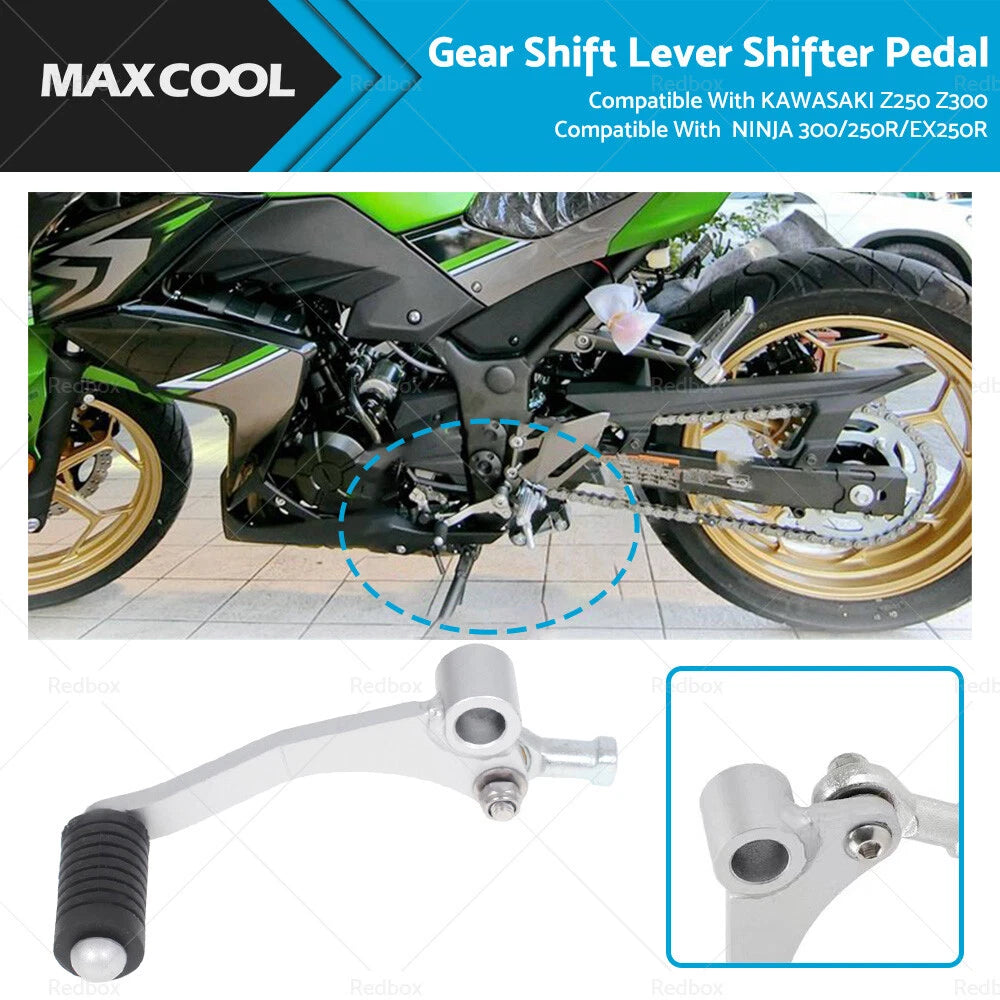 Gear Shift Lever for Kawasaki Z250 Z300 Ninja 300/250R (2013–2018)