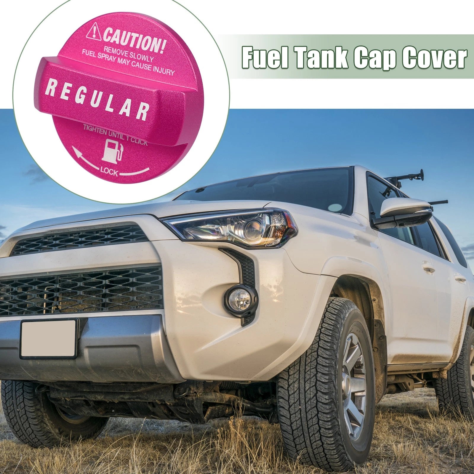 Fuel Tank Cap Cover for Toyota (Pink)
