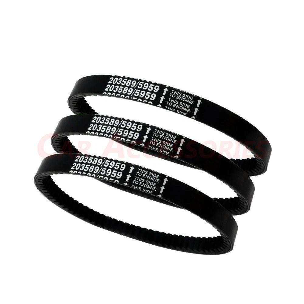 6x Rubber Drive Belt for Manco Go Kart 5959, Comet 203589 (30 Series)