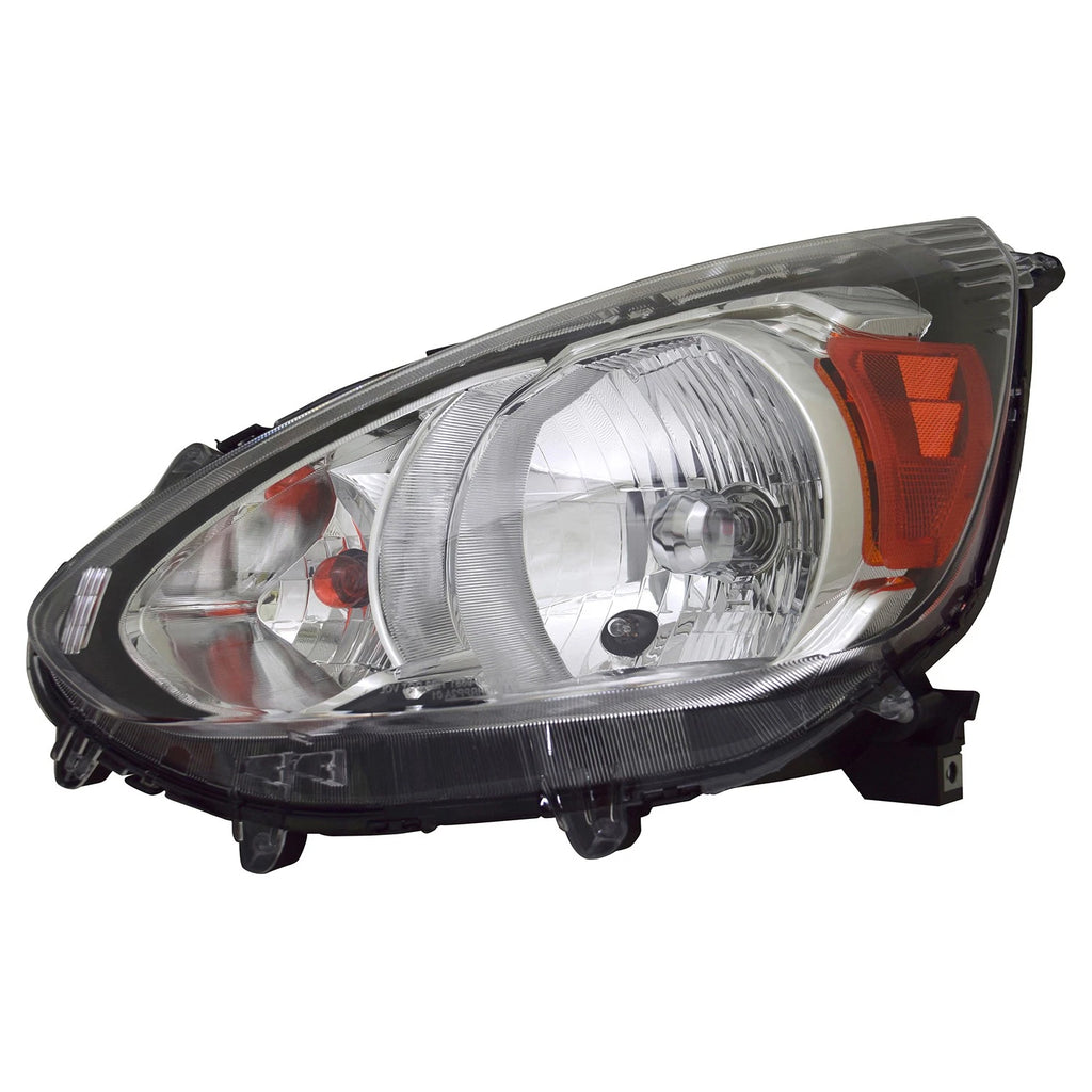 Replacement Driver Side Halogen Headlight Assembly for 2014-20 Mitsubishi Mirage