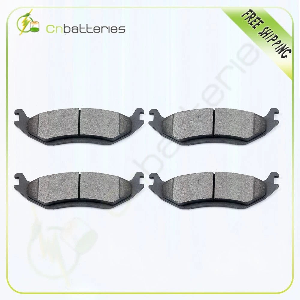 4X Metallic Brake Pads for Dodge Durango Ram 1500 Chrysler Aspen (2002–2010)