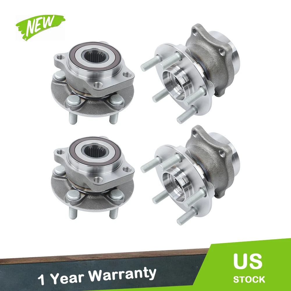Set of 4 Wheel Hub Bearing Assemblies for Subaru Outback (2010–2014)