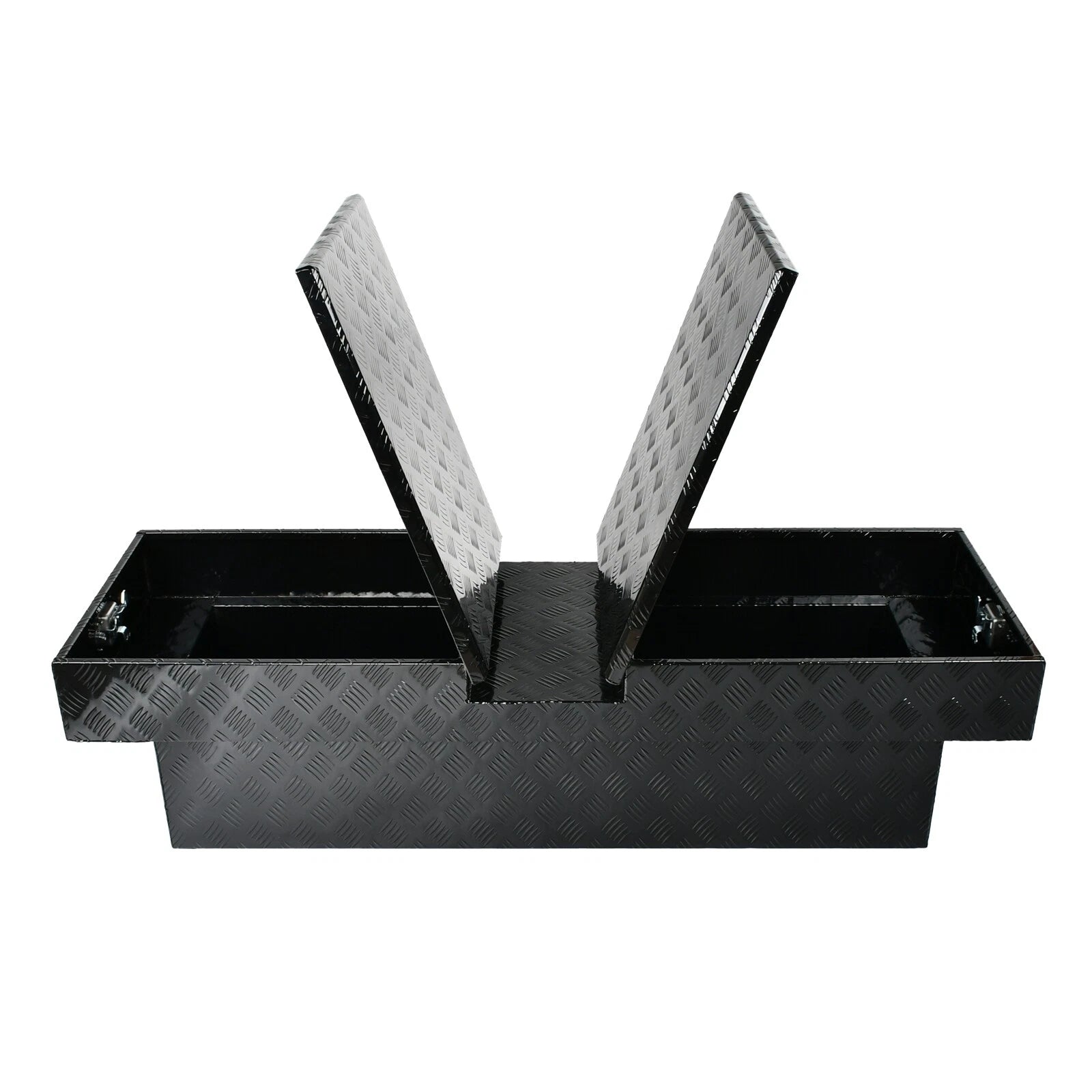 60" Aluminum Double Lid Gull Wing Tool Box for Pickup Trucks