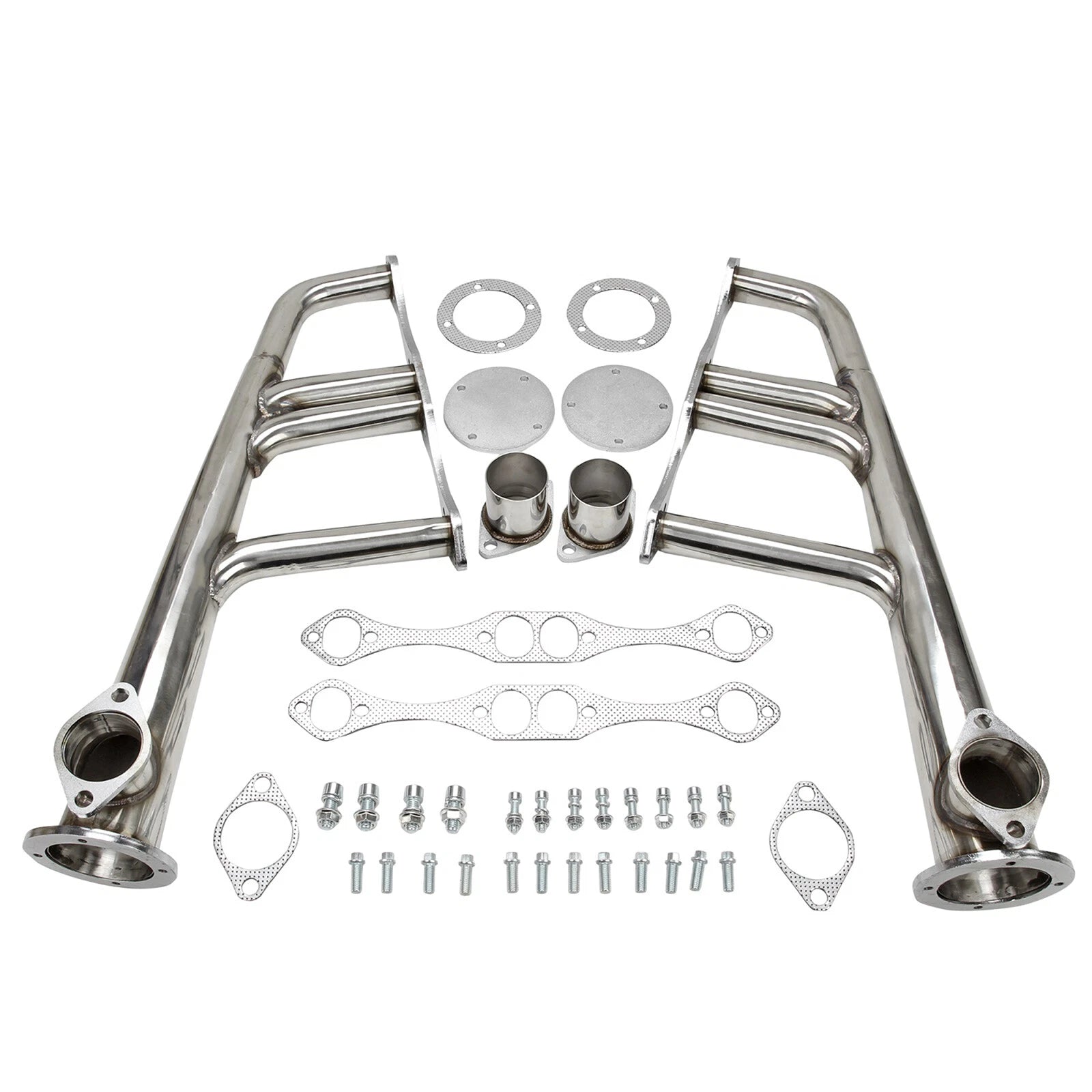 Shorty Exhaust Header Manifold for Chevy Small Block SBC 265-400 (1965–1992)