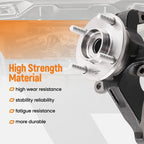 2X Front Wheel Bearing Hub Knuckle Assembly for Nissan Versa (2013–2019)