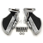 Chrome Shark Fin Defiance Passenger Floorboard Mounting Bracket for Touring (1993–Present)
