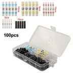 100pcs Waterproof Heat Shrink Butt Wire Connector Terminal