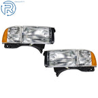 Headlights Pair for Dodge Ram 1500-3500 (1994-2002) Halogen