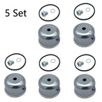 Set of 5 Carburetor Float Bowl Parts for B&S 495933 494378 693614