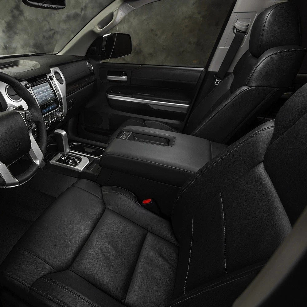 Center Console Lid Armrest Leather Cover Trim for Toyota Tundra (2014–2021)