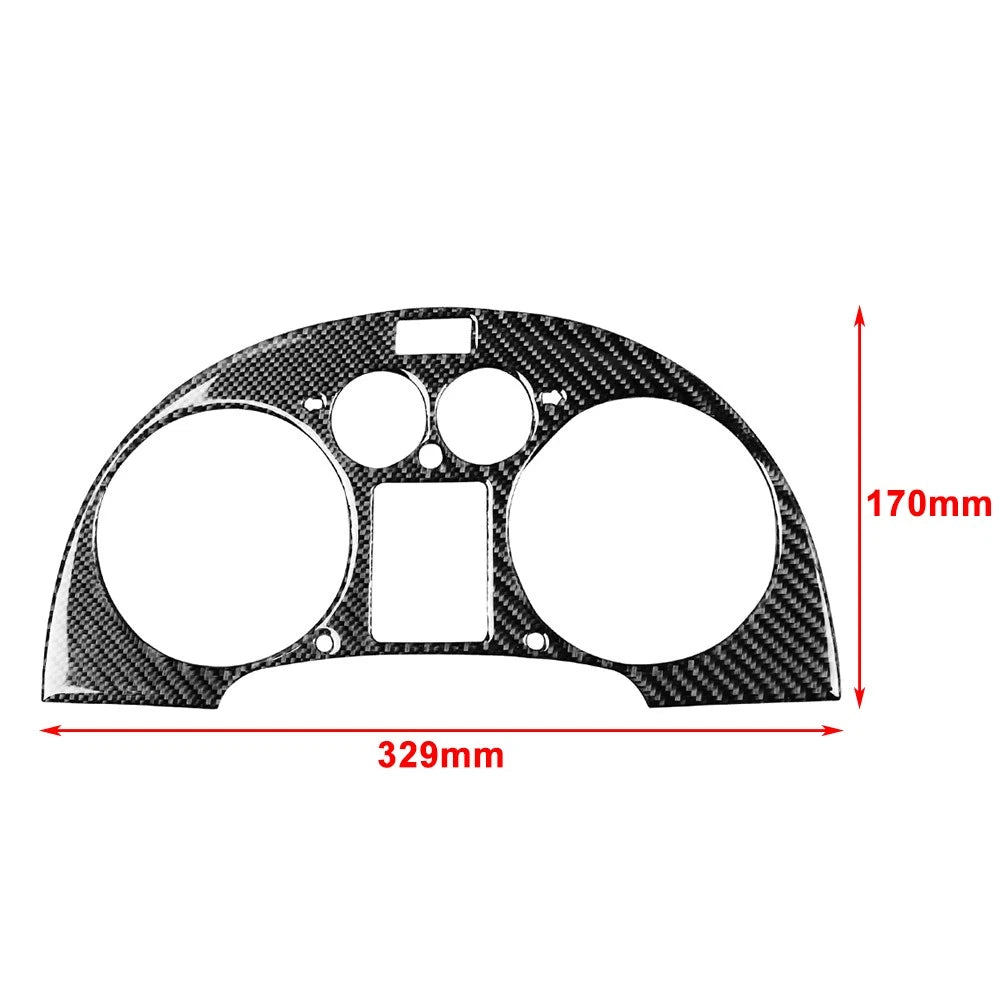 Dashboard Speedometer Surround Panel Cover Trim for Audi TT 8N (2001–2006) Carbon Red