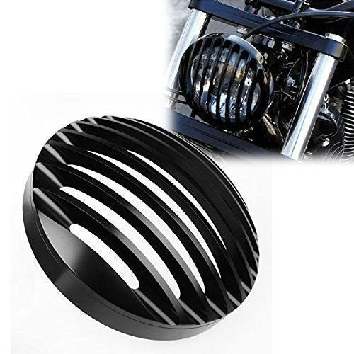 5 3/4" CNC Headlight Grill Cover for Harley Sportster XL 883 1200 (2004–2014)