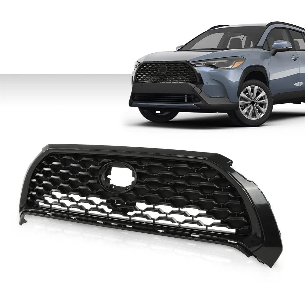Front Bumper Upper Grille for Toyota Corolla Cross (2022–2023)
