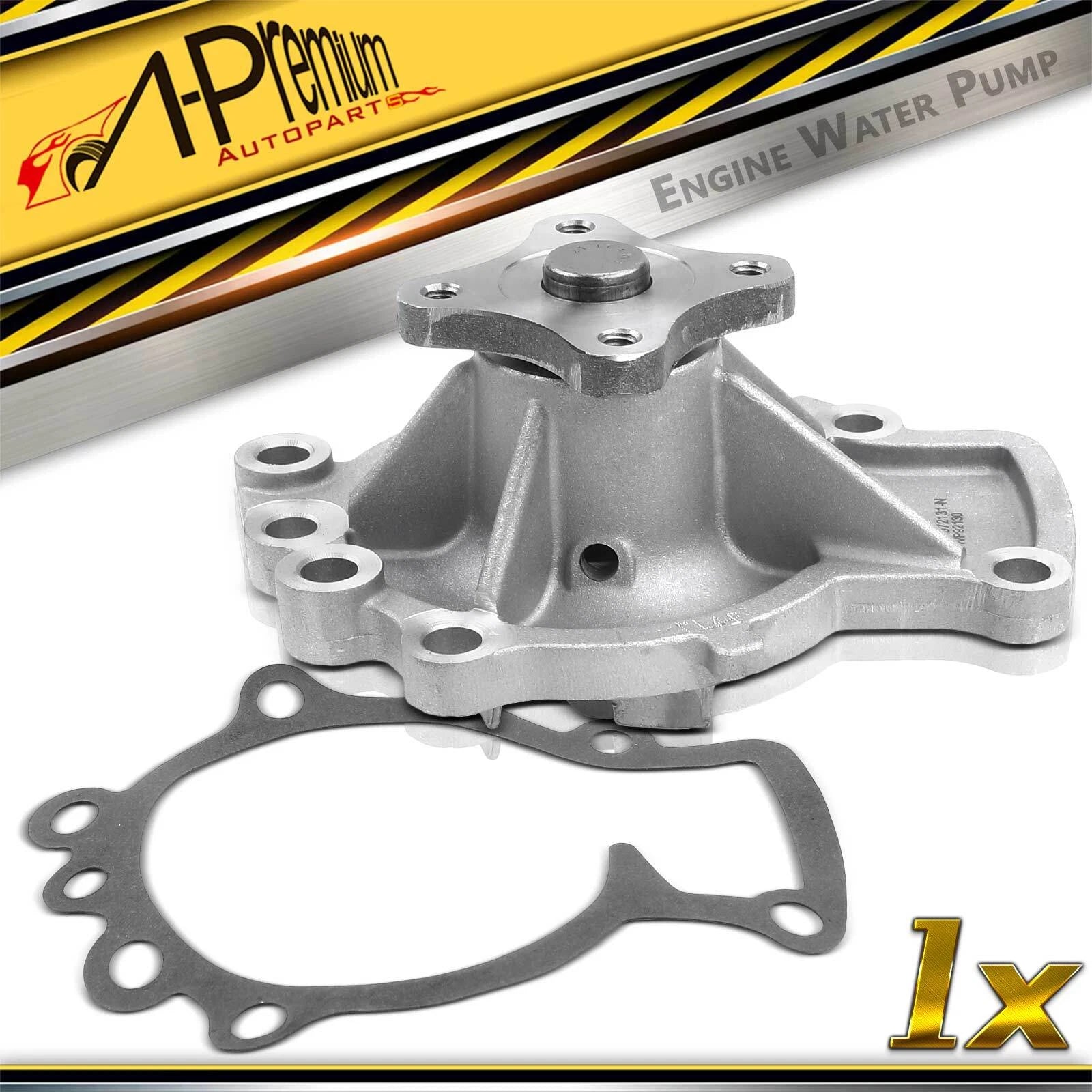 Water Pump with Gasket for Nissan Sentra 1991–1994, 1998–2001, 200SX, NX