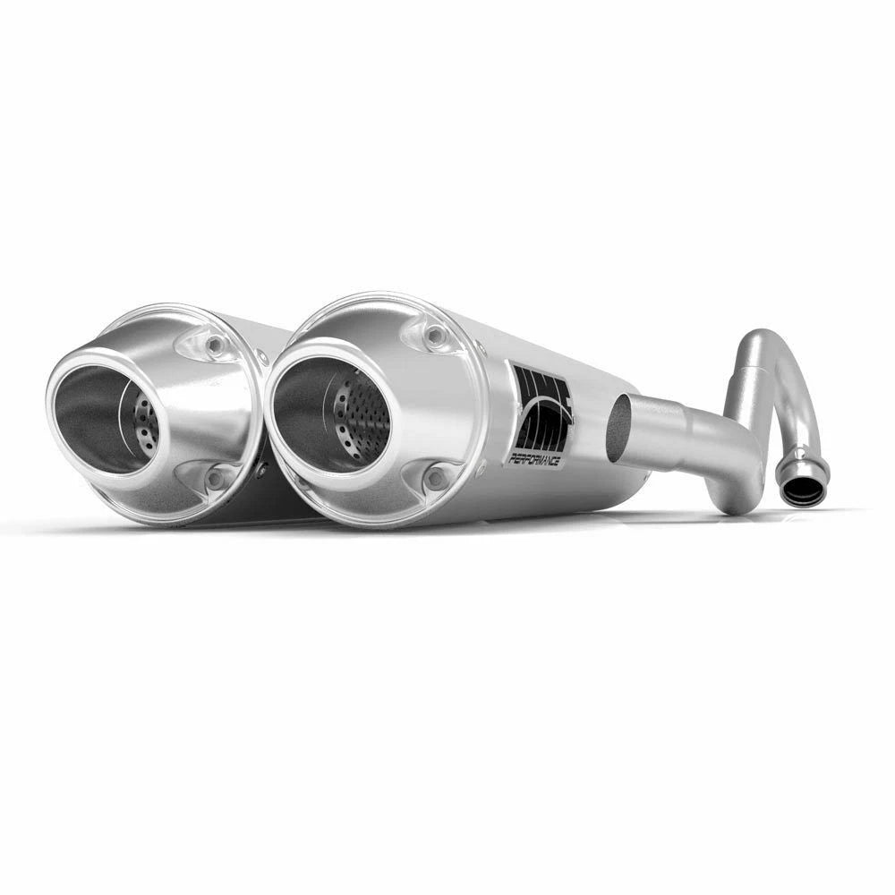 HMF Performance Dual Full System Exhaust for Talon (Polished, Euro End Cap)