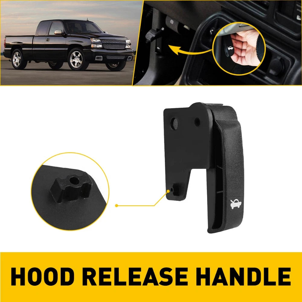 Inside Hood Latch Release Handle for Chevy Silverado GMC Sierra 1500 (1999–2006)