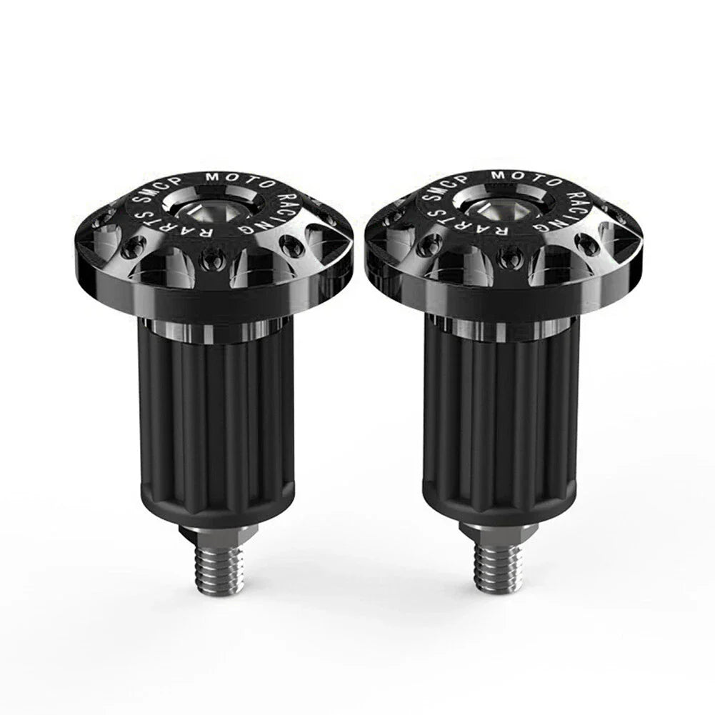 7/8" Motorcycle Dirt Bike Handlebar Grip End Cap Plug Slider - Black