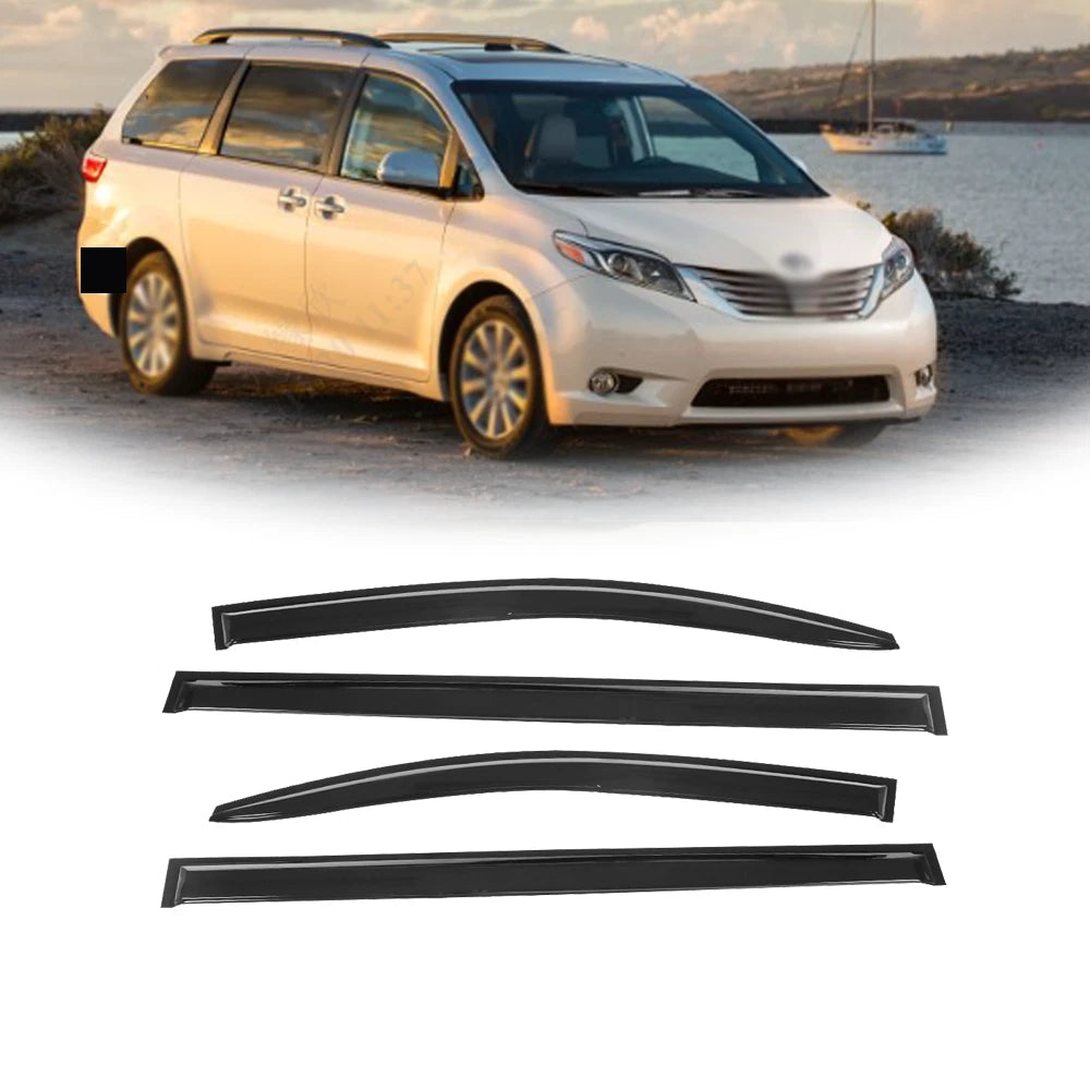 Set of 4 Vent Visors for Toyota Sienna (2011–2018)