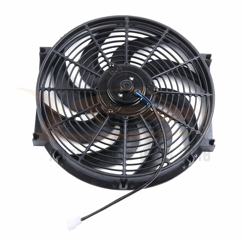 2X 14" Electric Cooling Fan Mount Kit for Universal Applications