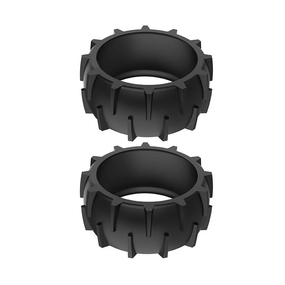 Natural Rubber Wheels with Rugged Tread for Dreame A1 A2