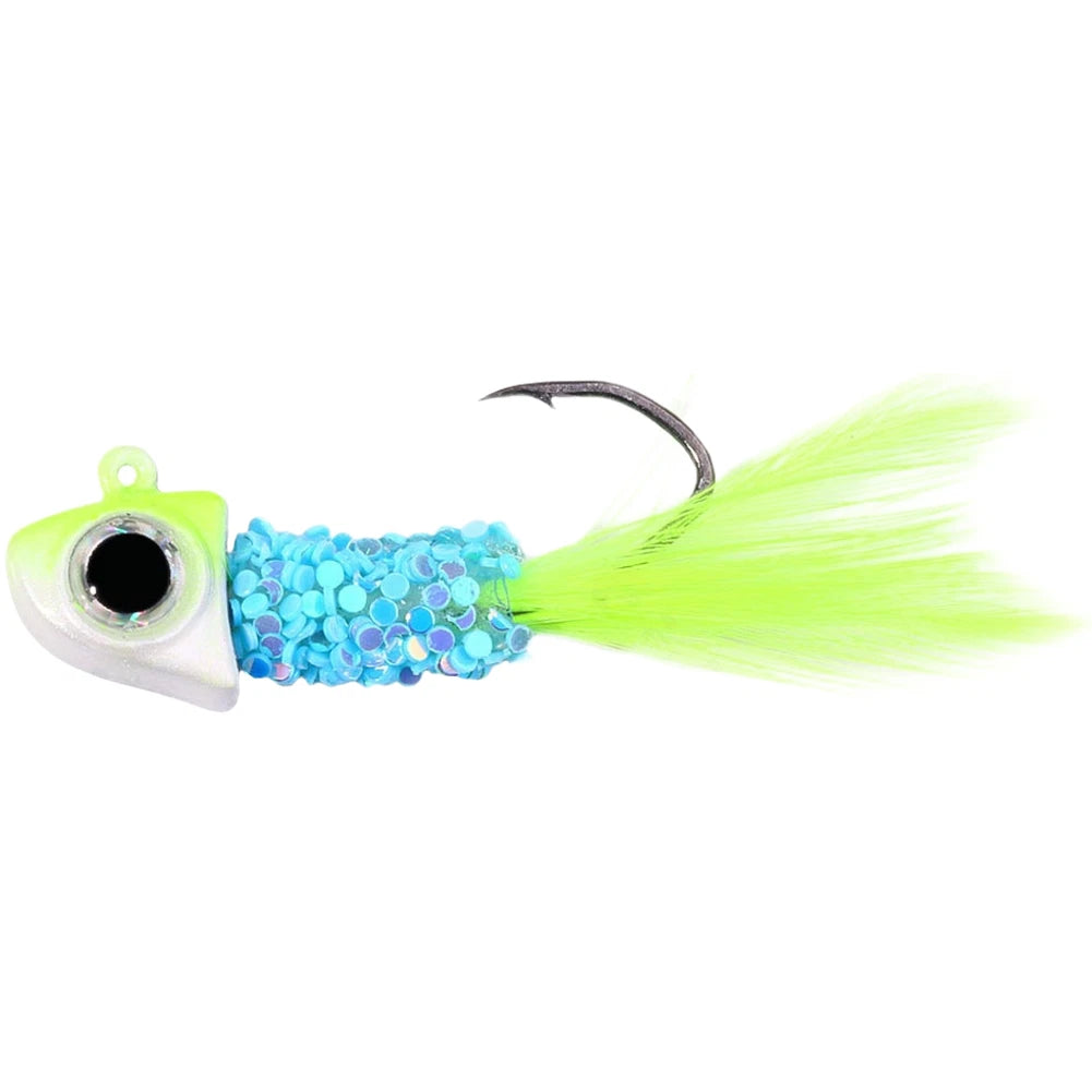 Weighted Feather Jig Lures for Boat Fishing (2.2cm, 2.6cm, 3cm)