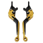CNC Extendable Brake Clutch Levers for Suzuki GSXR600 GSXR750 (2004–2005) Gold